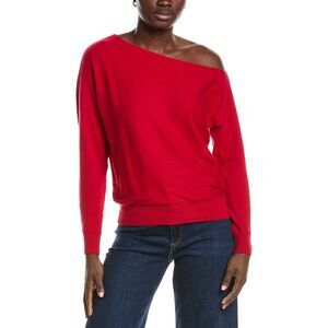 Minnie Rose Womens  Off-The-Shoulder Cashmere-Blend Sweater